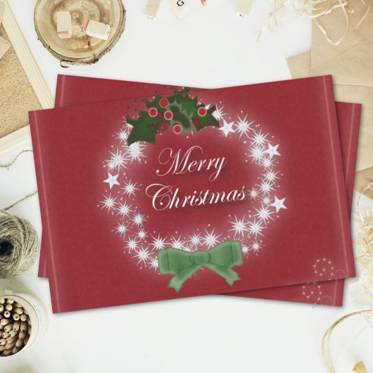 スターモダンリースミストレトーメリーのクリスマスパーティー 薄葉紙