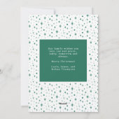 スターモダンリー応援クリスマスフォトホリデーカード シーズンカード (裏面)