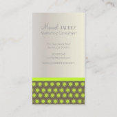 スターモダン、モノグラムの名刺 名刺 (裏面)