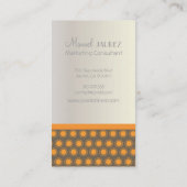 スターモダン、モノグラムの名刺 名刺 (裏面)