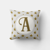 スターモノグラムホームデコーシナお洒落ル クッション (正面)