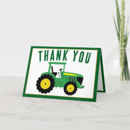 スターユアトラクター1stバースデーファームパーティースタティオーネ サンキューカード