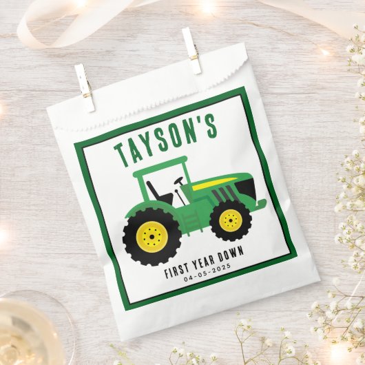 スターユアトラクター1st誕生日 | ファームテーマ フェイバーバッグ (クリップ留めされた状態)