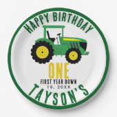 スターユアトラクター1st誕生日 | ファームテーマ ペーパープレート (正面)