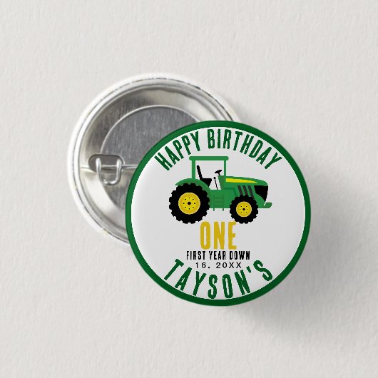 スターユアトラクター1st誕生日 | ファームテーマ 缶バッジ (正面&裏面)