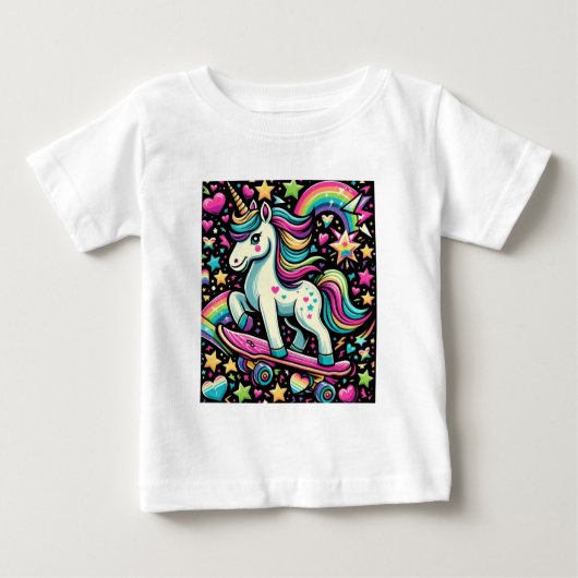 スターユニコーン ベビーTシャツ (正面)