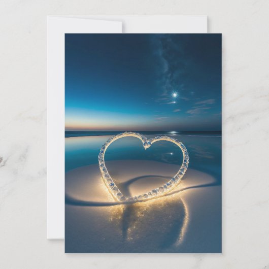 スターライトのキス：クリスタルスター結婚リーの夜 招待状 (正面)