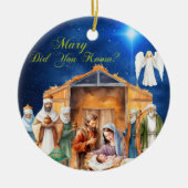 スターライトの啓示：メアリーは知っていた？" -オーナメント セラミックオーナメント (正面)