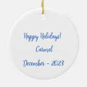 スターライトの啓示：メアリーは知っていた？" -オーナメント セラミックオーナメント (裏面)