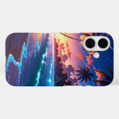 スターライトアニメトロピカルビーチナイト Case-Mate iPhoneケース (裏面 (横))