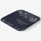 スターライトウェディングシャワー紙プレート ペーパープレート (傾斜あり)