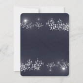 スターライトウェディングRSVPカード 出欠カード (裏面)