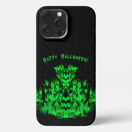 スターライトスカイの炎の怪物 iPhoneケース (裏面)