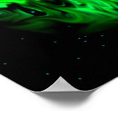 スターライトスカイの緑の炎の怪物 ポスター (角)