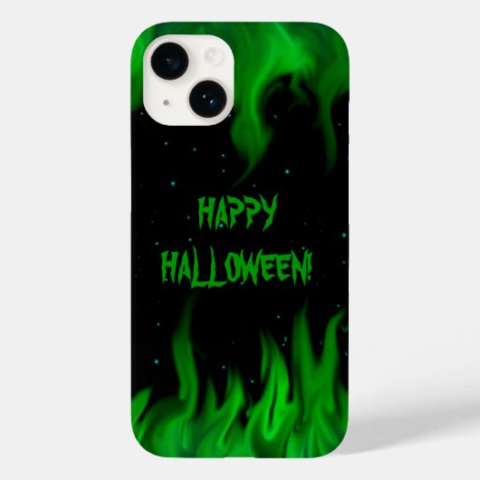 スターライトスカイの緑の炎 Case-Mate iPhoneケース (裏面)