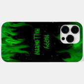 スターライトスカイの緑の炎 Case-Mate iPhoneケース (裏面 (横))