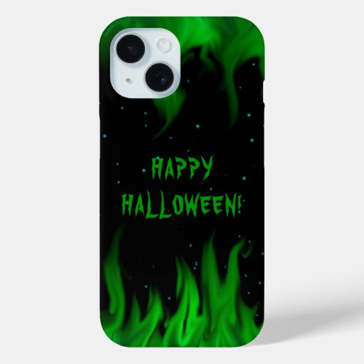 スターライトスカイの緑の炎 Case-Mate iPhoneケース (裏面)