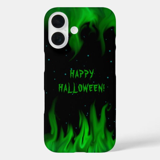 スターライトスカイの緑の炎 Case-Mate iPhoneケース (裏面)