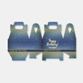 スターライトスカイデニムブルーハッピーバースデーパーティー フェイバーボックス (折り畳みなし)