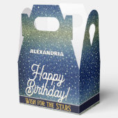 スターライトスカイデニムブルーハッピーバースデーパーティー フェイバーボックス (オープン)