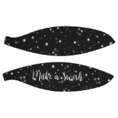 スターライトスパークルブラックとホワイトスターズWish Pun バスケットボール (パネル)