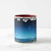 スターライトナイトガーデンセラミックコーヒーマグ☕ マグカップ (中央)