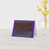 スターライトナイト、ジョージ湖、オキーフ湖。 カード (黄色い花)