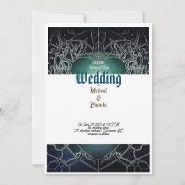 スターライトバラ結婚式招待状 招待状