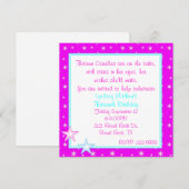 スターライトパーティの招待状 招待状 (正面/裏面)