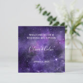 スターライトパープルウェディングレセプション メニュー (スタンド正面)