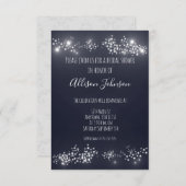 スターライトブライダルシャワーへの招待 招待状 (正面/裏面)