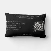 スターライトブラックビジネスカード ランバークッション (裏面)