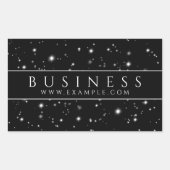 スターライトブラック 長方形シール (正面)