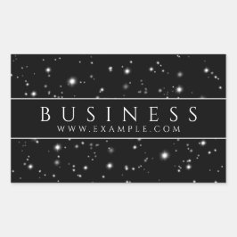 スターライトブラック 長方形シール