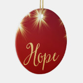 スターライトホープとネームホリデーオーナメント セラミックオーナメント (右)