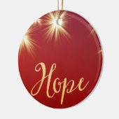 スターライトホープとネームホリデーオーナメント セラミックオーナメント (左)