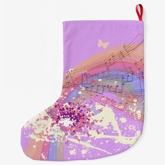 スターライトルーラビークリスマスストッキング ラージクリスマスストッキング (裏面)