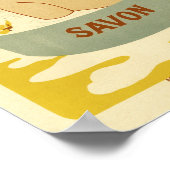 スターライトヴィンテージ石鹸Ad ポスター (角)