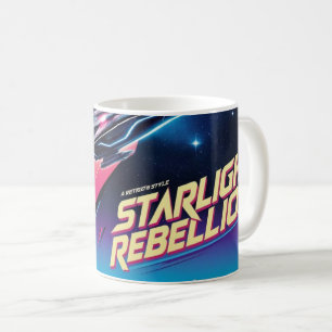 スターライト反乱レトロポップ・アートのカルチャーコーヒーカップ コーヒーマグカップ