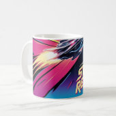 スターライト反乱レトロポップ・アートのカルチャーコーヒーカップ コーヒーマグカップ (正面左)