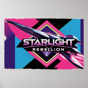 スターライト反乱レトロポップ・アートの文化ポスター80s- ポスター