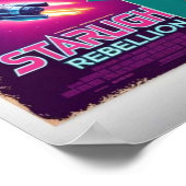 スターライト反乱レトロポップ・アートの文化ポスター80s ポスター (角)