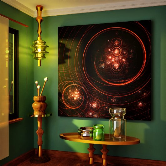 スターライト抽象芸術アートキャンバスプリントプリント キャンバスプリント