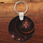 スターライト抽象芸術アートキーチェーン キーホルダー (正面)