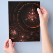 スターライト抽象芸術アートフライヤー チラシ (手)