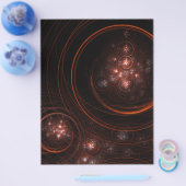 スターライト抽象芸術アートフライヤー チラシ (シングル)