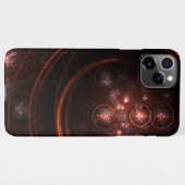スターライト抽象芸術アート光沢 iPhoneケース (裏面横)