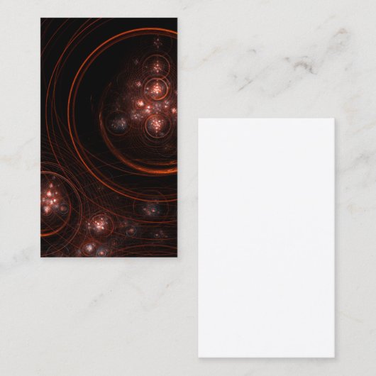 スターライト抽象芸術アート名刺 名刺 (正面/裏面)