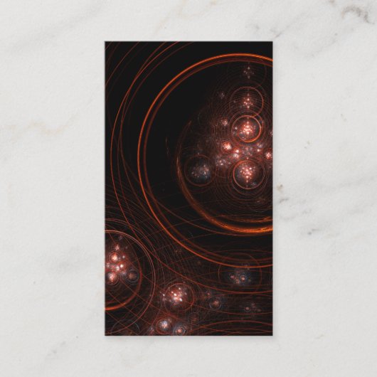 スターライト抽象芸術アート名刺 名刺 (正面)