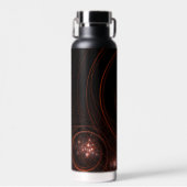 スターライト抽象芸術アート ウォーターボトル (正面)